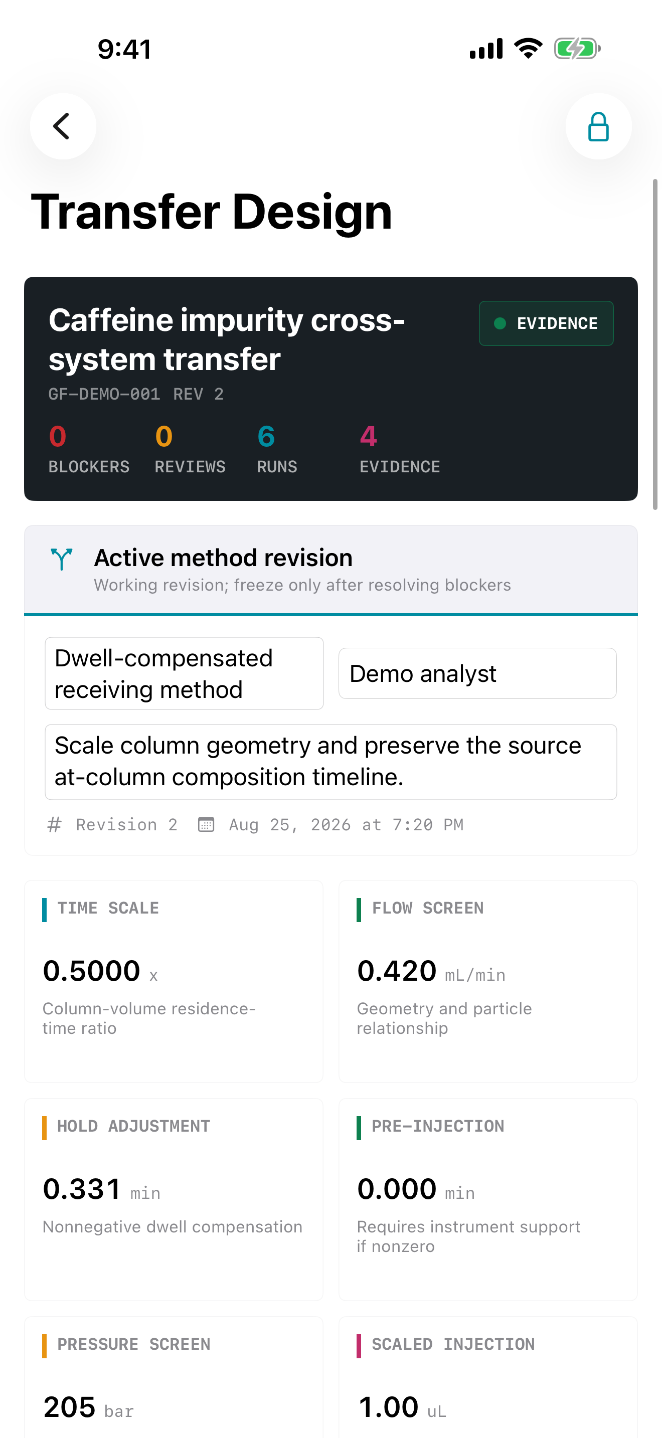 Gradientforge Transfer Design on iPhone